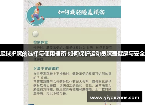 足球护膝的选择与使用指南 如何保护运动员膝盖健康与安全